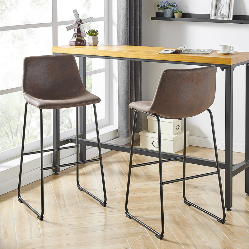 Tabouret de bar et de comptoir Ava's Loft Borgwald, Brun, Tabouret de bar (siège d’une hauteur de 30 po)