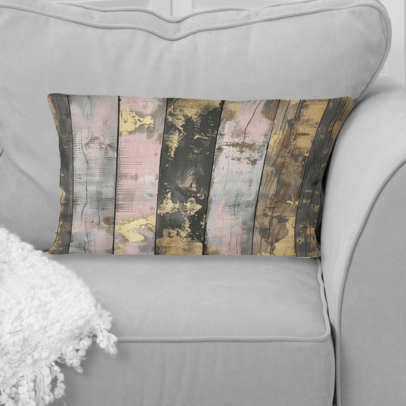 Aucun motif - Coussin Country, Forme rectangulaire, H 12 po x l 20 po