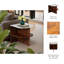 Gaston 20" Half Round Side Table