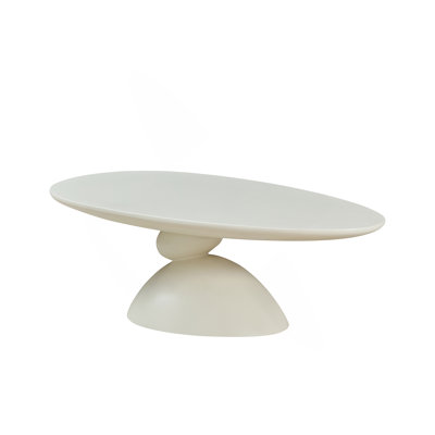 Oval Coffee Table, Modern Center Table, Tea Table For Living Room Apartment