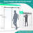 Single Sliding Shower Door 60" W X 76" H, 1/4" (6mm) Tempered Glass, Frameless Shower Doors With Square Tube Track, Explosion Proof Film & Stainless Steel Handle, Brushed Nickel-120095903