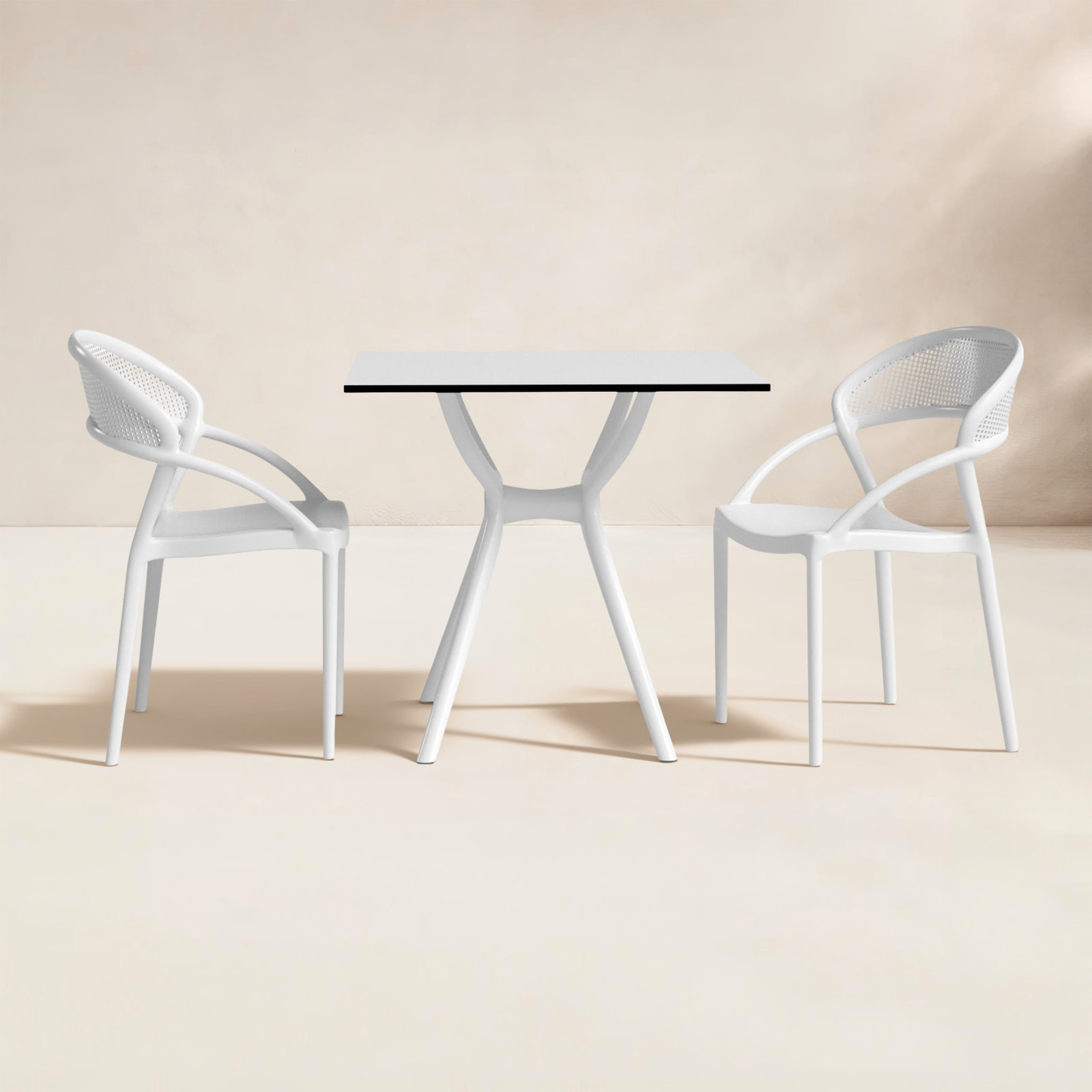 Asami Square 2 - Person Bistro Set