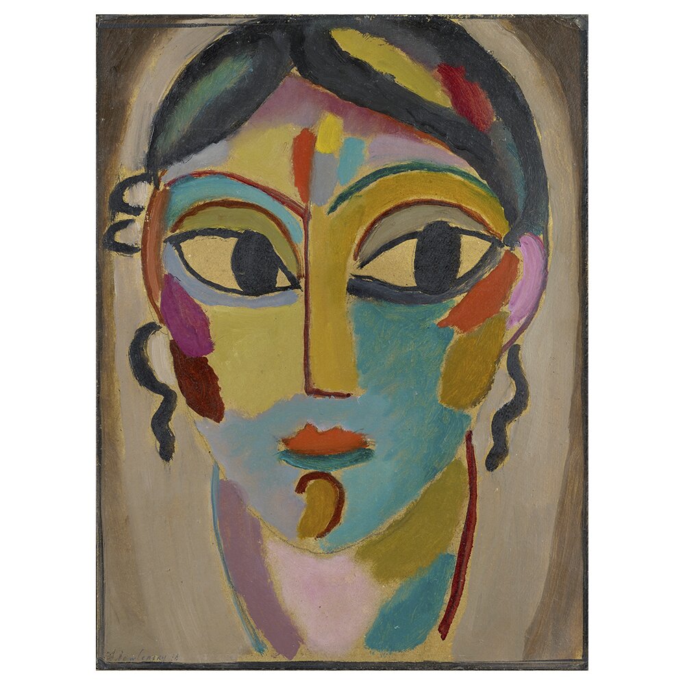 Leinwandbild Mystical Head von Alexej Von Jawlensky