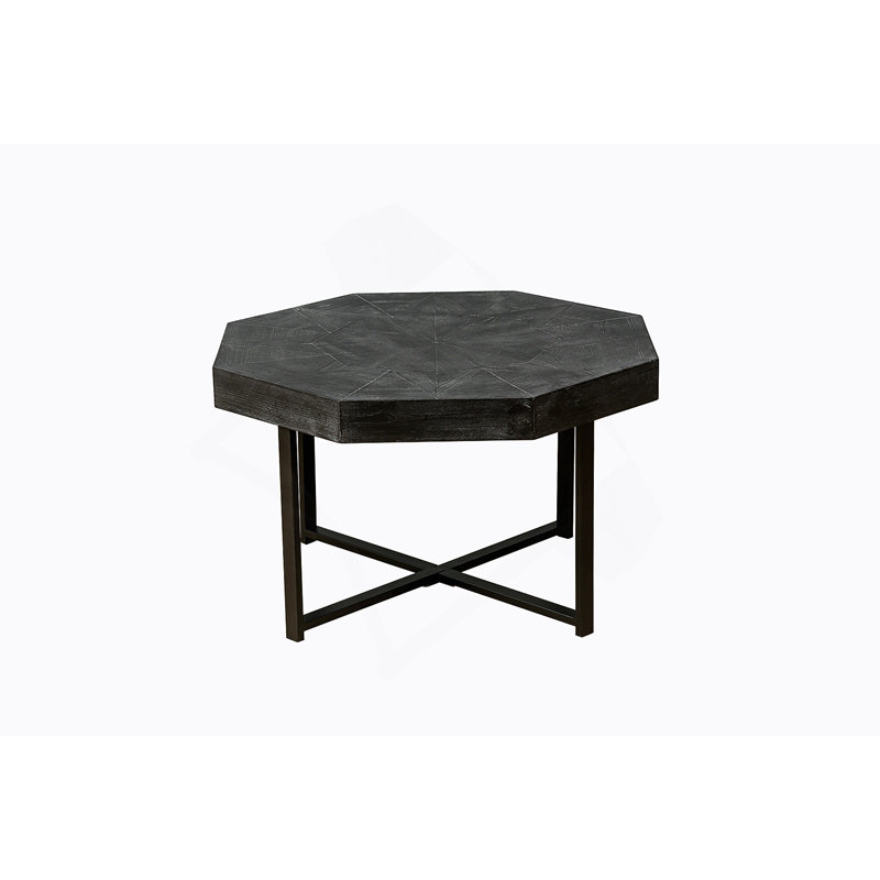 Plateau de table en bois 30 po, Noir antique