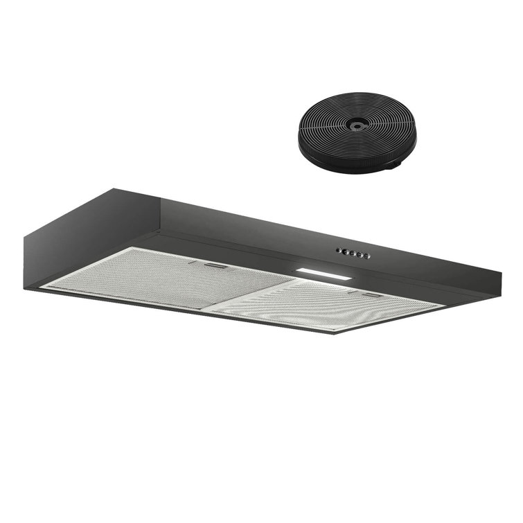 SNDOAS 30 250 Cubic Feet Per Minute Convertible Under Cabinet Range Hood  with Light Included & Reviews