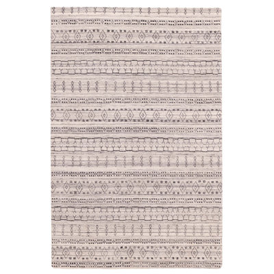 Indo Gabbeh Silver Rug 5'1" x 7'9"
