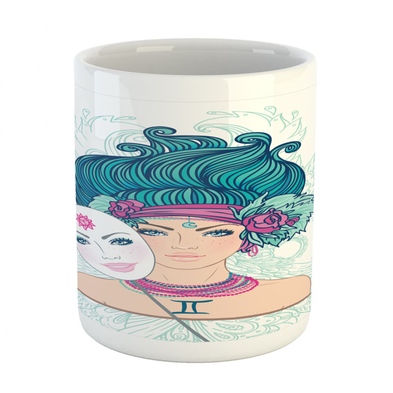 Grande tasse à café zodiac gemini