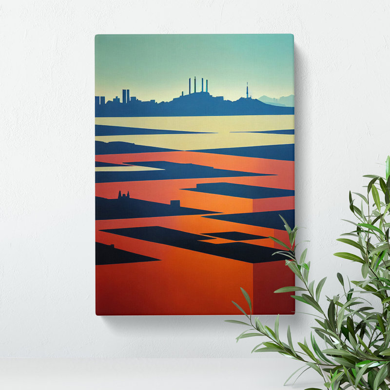 Enthralling City Skyline - Wrapped Canvas, 60cm H x 40cm W x 3cm D