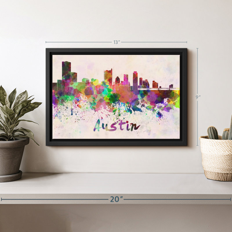 Austin Austin, impression sur toile, H 9 po x l 13 po