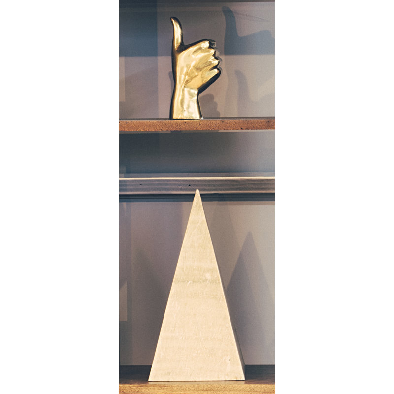Thumbs Up Figurine, Brass