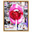 Oliver Gal Vibrant Wild Pop Fashion - Hand-Applied Glass Coat Framed Canvas Art-440966074-440966077
