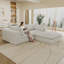 Canapé Cloud 39,8 po, tissu en velours côtelé, sièges profonds, conception à deux couches, coussin amovible, sans assemblage, combinaison de bricolage pour le salon, la chambre à coucher, la salle de conférence, l’appartement-442893161