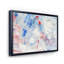 Composition abstraite bleue - peinture sur toile-60160949-60160950