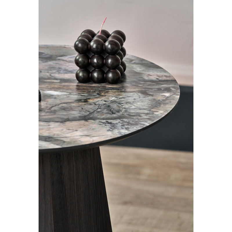Teaisha Pedestal End Table