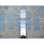 11'9" x 15'1" Blue Hand Knotted Moroccan Weave Embossed Pile Oversized Oriental Rug