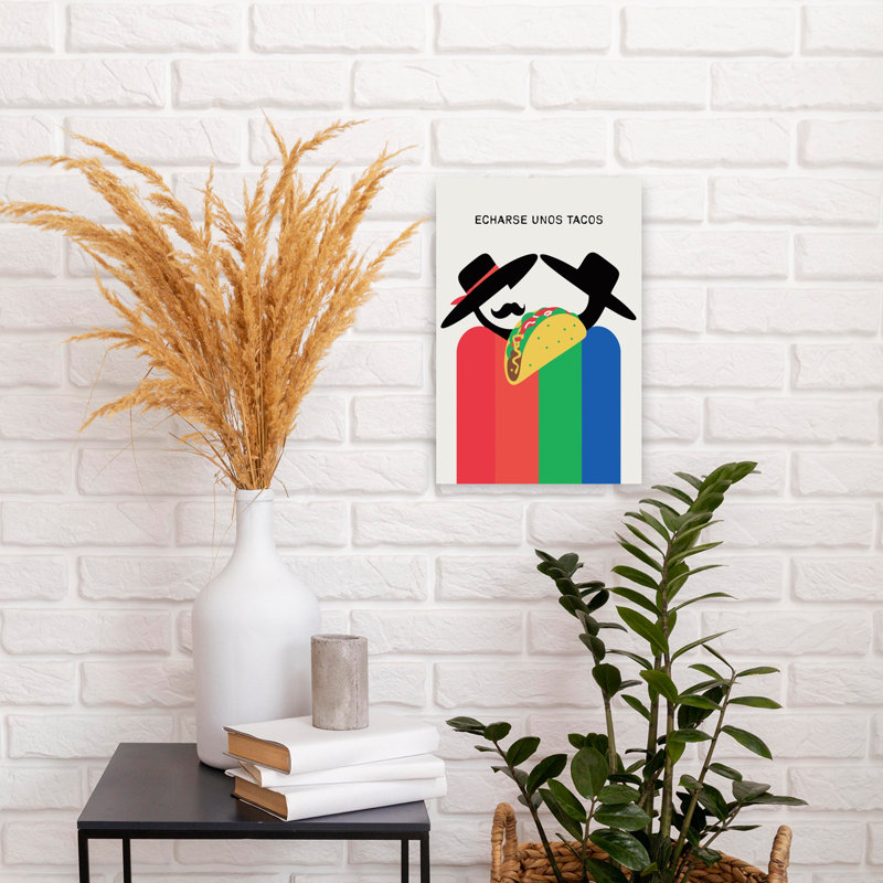 Taco Culture Fiesta 1 Piece Wrapped Canvas Wall Art, 45.72 cm H x 30.48 cm W