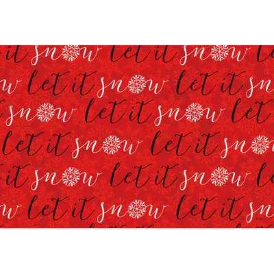 Holiday Charms V Red by Veronique Charron - Wrapped Canvas Print