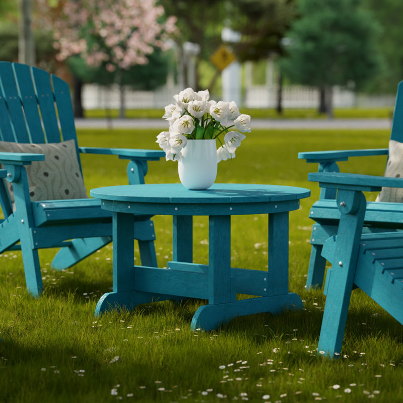 Table de conversation Heritage, Bleu Aruba