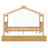 Wooden House Bed With Trundle-2051336241-2051336246