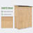 4 ft. W x 2 ft. D Outdoor Wooden Storage Shed with 2 Shelves and Lock-93918015