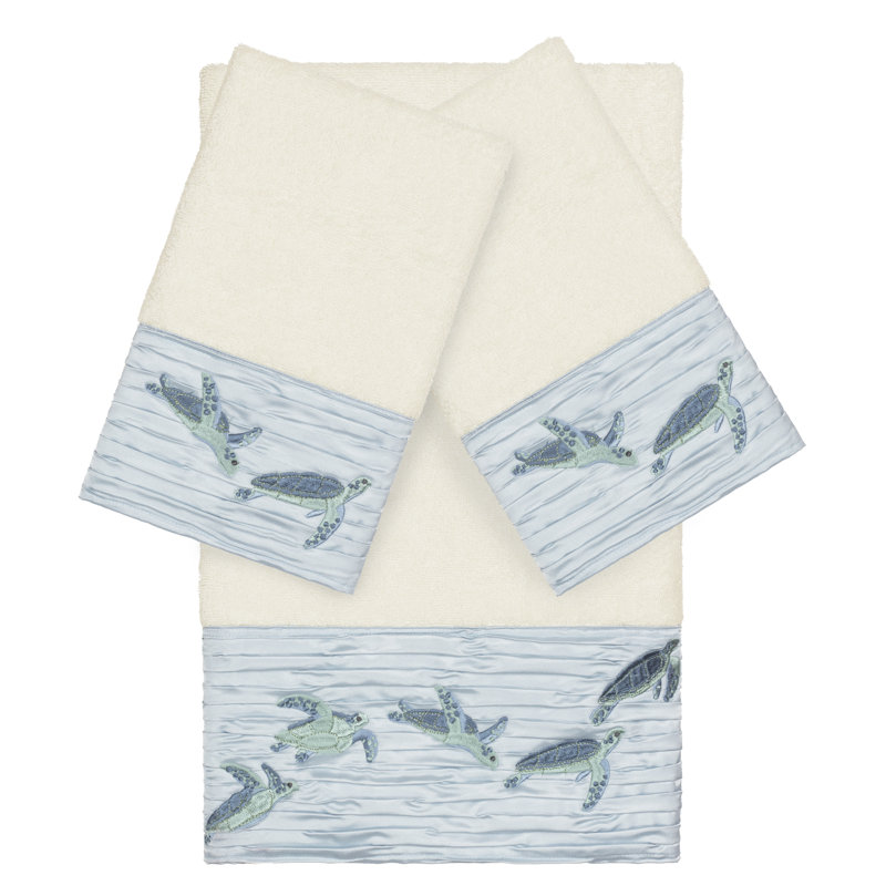 Ensemble de serviettes 3 pièces Mia, Crème