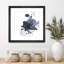 « blue & splash black splash i » par irena orlov-impression sur papier