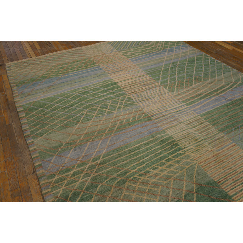 Scandia Pile Wool Geometric Area Rug