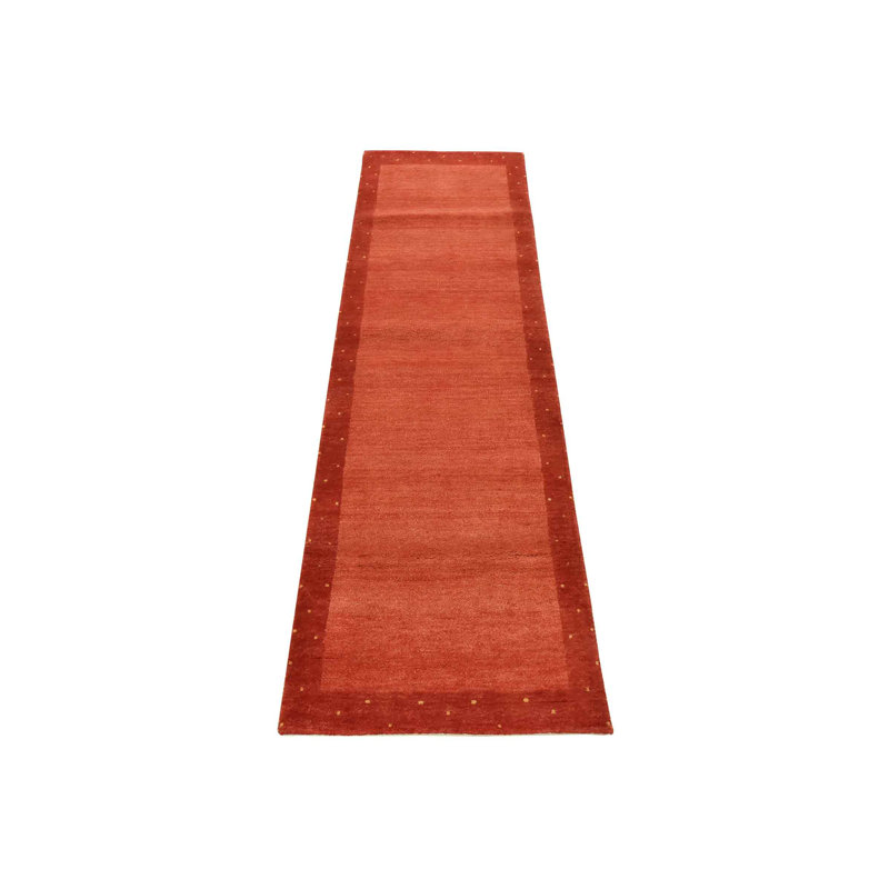 Roley One-of-a-Kind 2'7" X 8'2" Runner Wool Area Rug in Red