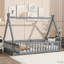 Lit de sol en forme de tente avec porte-118020003-118020001