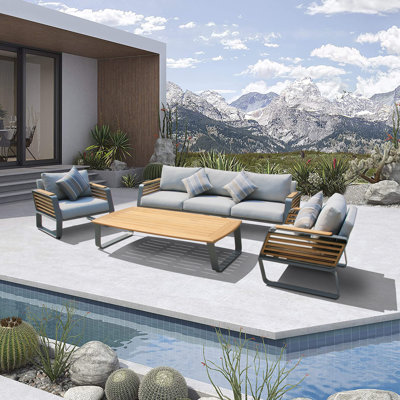 Palazzolo 5 - Person Outdoor Seating Group with Cushions by Deko Living