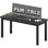 Grand bureau d'ordinateur, bureau d'ordinateur de jeu avec un design moderne, bureau d'ordinateur de bureau.