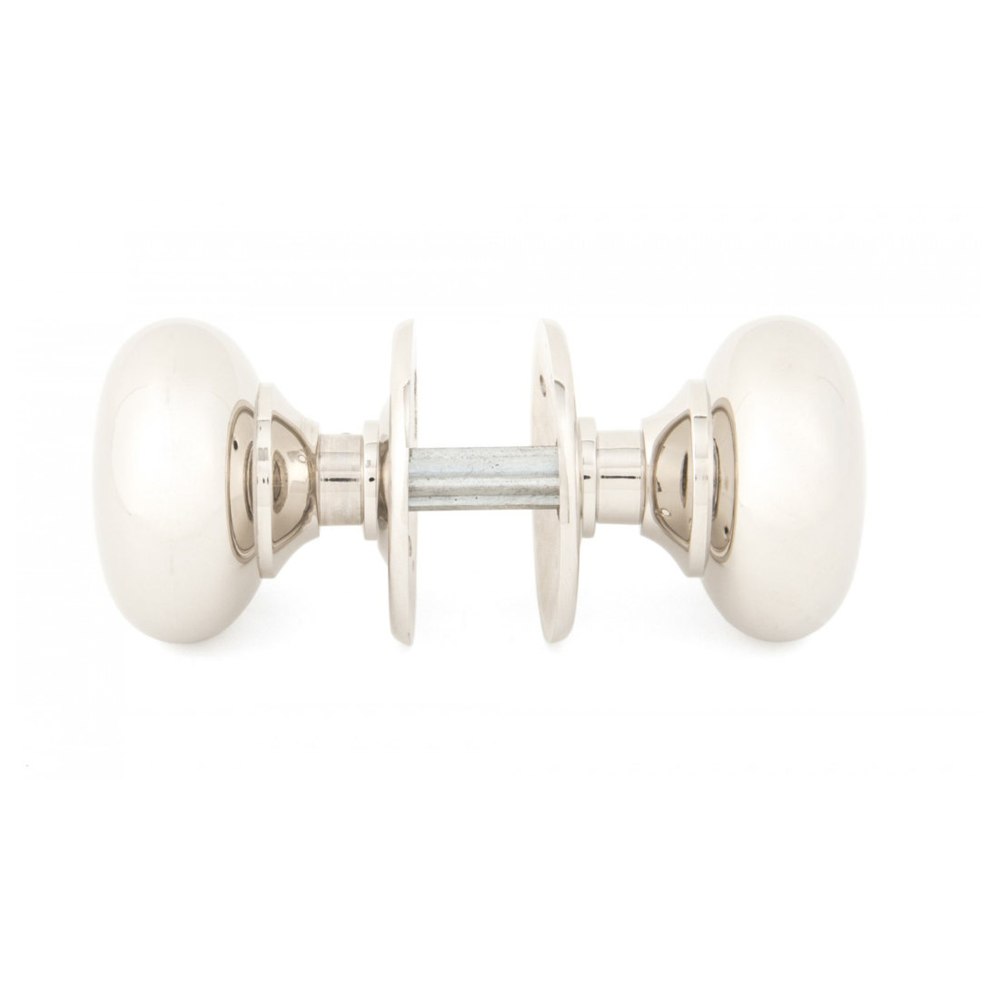 Polished Nickel Mushroom Knob Set - Image 3