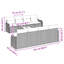231cm Wide Patio Sofa with Cushions