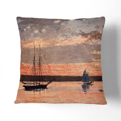 Sunset At Gloucester Square Throw Cushion