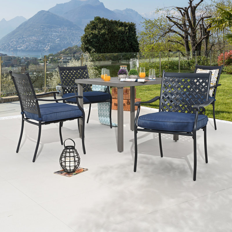 Patio Dining Set, Blue