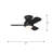 Generation Lighting Fan Housley Indoor Ceiling Fan with Midnight Black blades and Handheld Remote