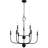 Blanche 9-Light Matte Black Chandelier