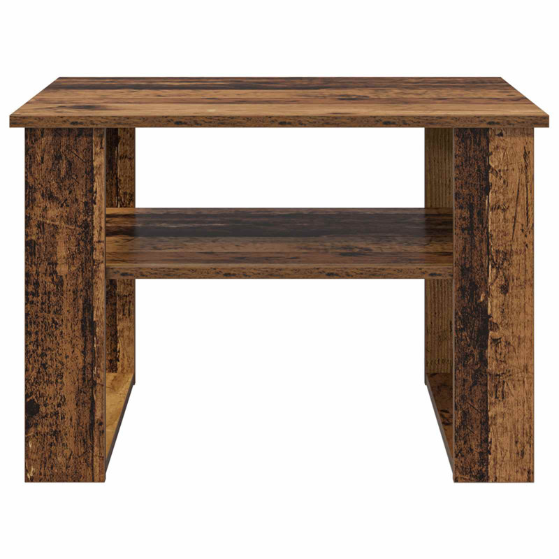 Coffee Table with Storage, Old Wood, 44cm. H x 64cm. L x 54cm. W