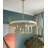 Everly Quinn Park Slope Nouveau Gold With White Pendant Light