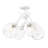Manderly Glass Semi Flush Mount-95376513