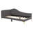 Upholstered Daybed With Headboard And Armrest,Support Legs