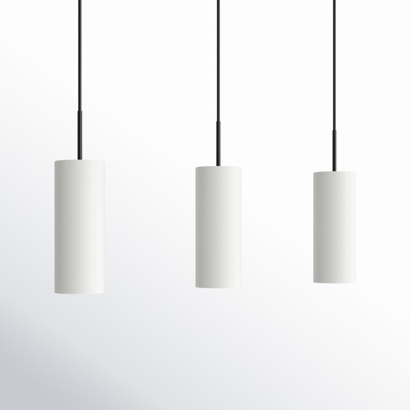 Troy 3 Light Glass Pendant