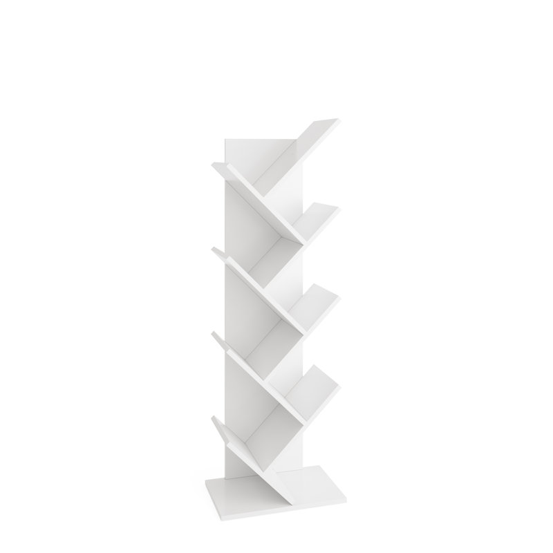 Kuttner 125.3cm H x 41.6cm W Etagere Bookcase, White