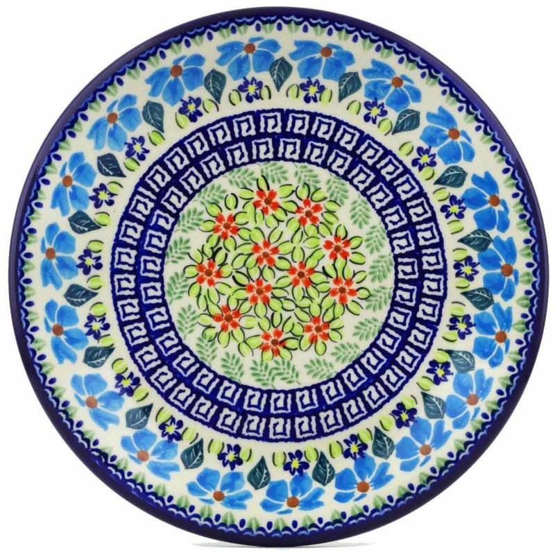 Reshawn Polish Pottery 10" Dinner Plate
