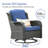 Rocking Swivel Patio Wicker Lounge Chairs With Cushions And Table-183102883-183102885