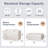 Large Compression Storage Bags 100L 4-Pack, Heavy-Duty Washable Vacuum Bag For Blankets, Comforters, Pillows & Clothes, Space-Saving Organizer With Handles And View Window-421573424