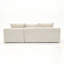 Canapé Boneless de 92,4 po, canapé modulaire Cloud, canapé en velours côtelé pour salon, canapé modulaire en U avec méridienne, sans assemblage-693831069-693831040