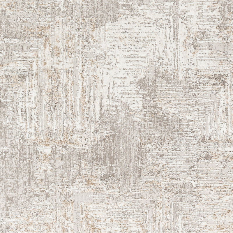 Tapis gris clair Lemaire, Rectangle 6 pi 7 po x 9 pi