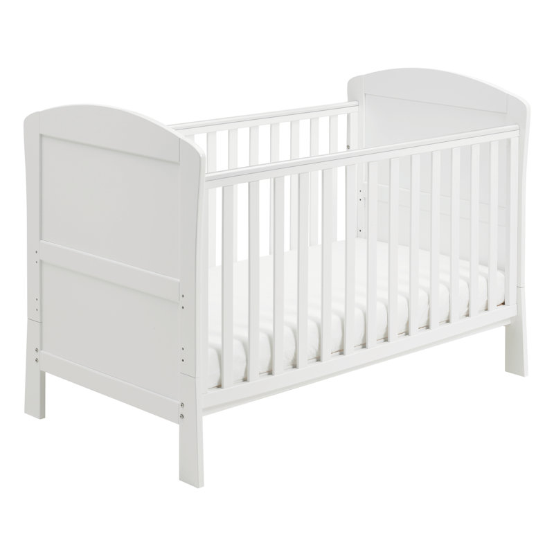 Aston Dropside Cot Bed, White