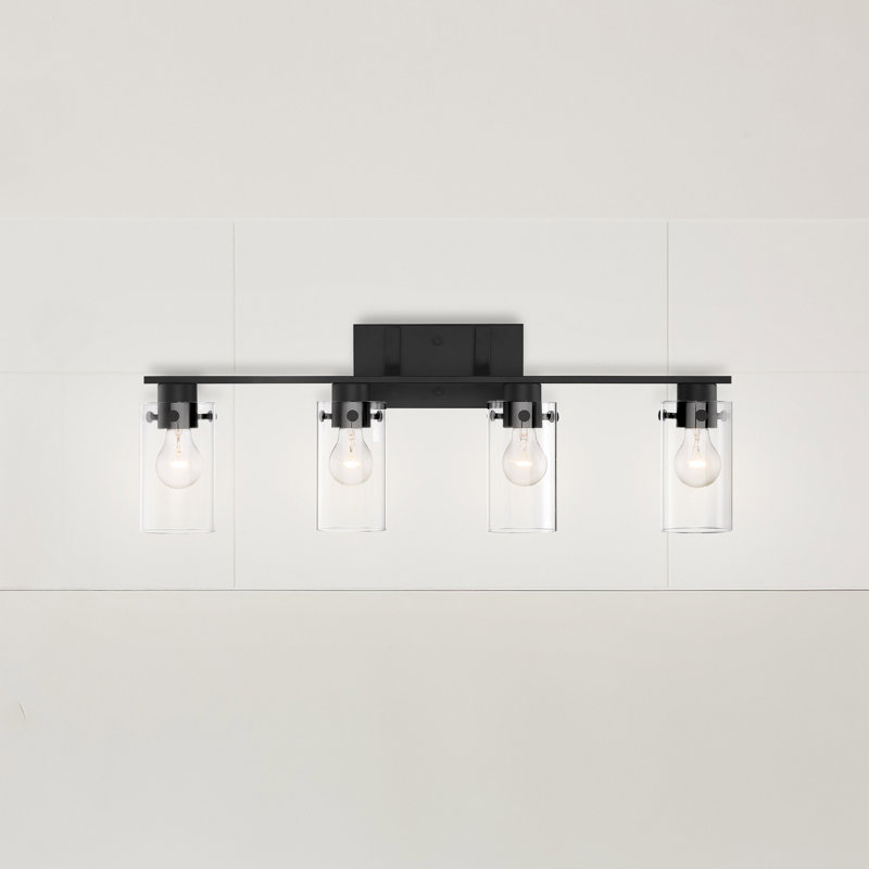 Barines 4 - Light Dimmable Vanity Light, Matte Black